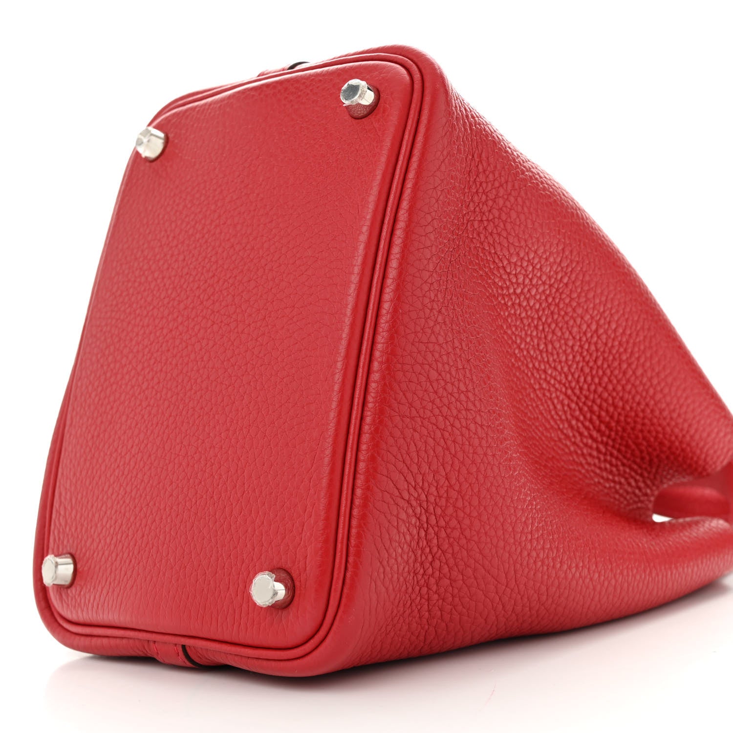 Hermes Taurillon Clemence Picotin Lock 18 PM Rouge Casaque 10 of 12