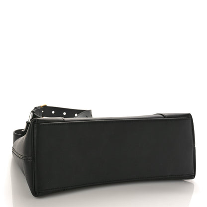Balenciaga Semi Shiny Smooth Calfskin Small Downtown Shoulder Bag Black 4 of 8