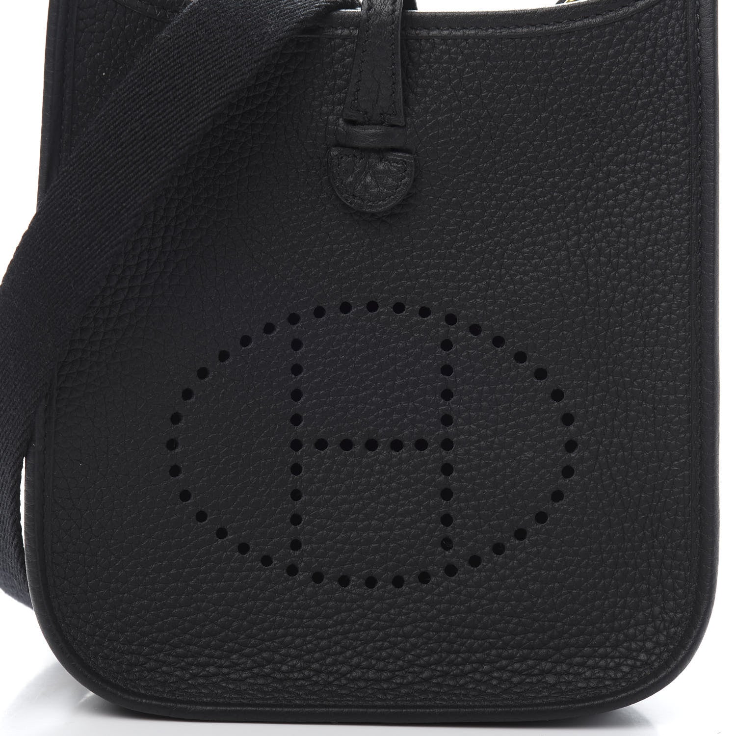 Hermes Taurillon Clemence Evelyne TPM Black 9 of 10