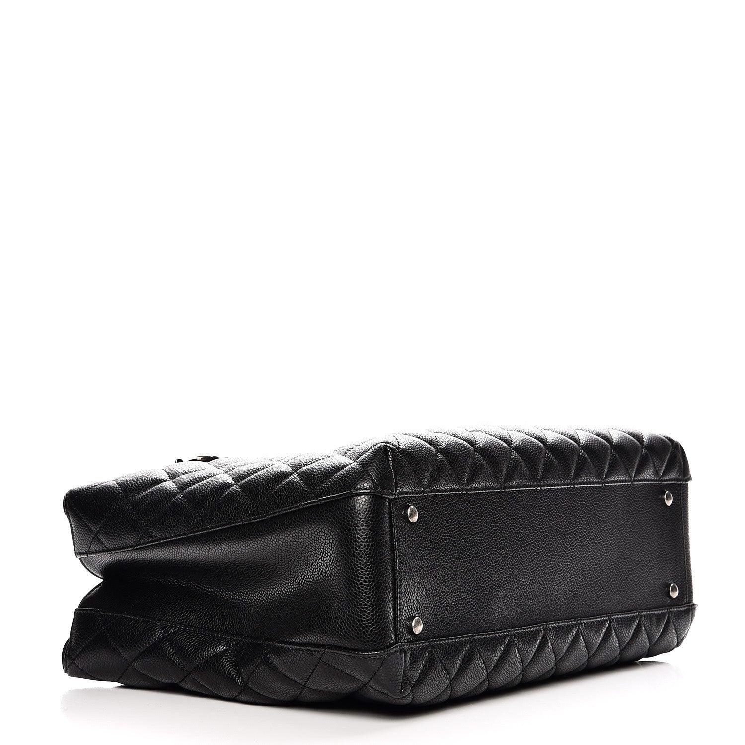Chanel Caviar Quilted City Shopping Tote Black 4 of 10