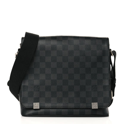 Louis Vuitton Damier Graphite District PM 1 of 11