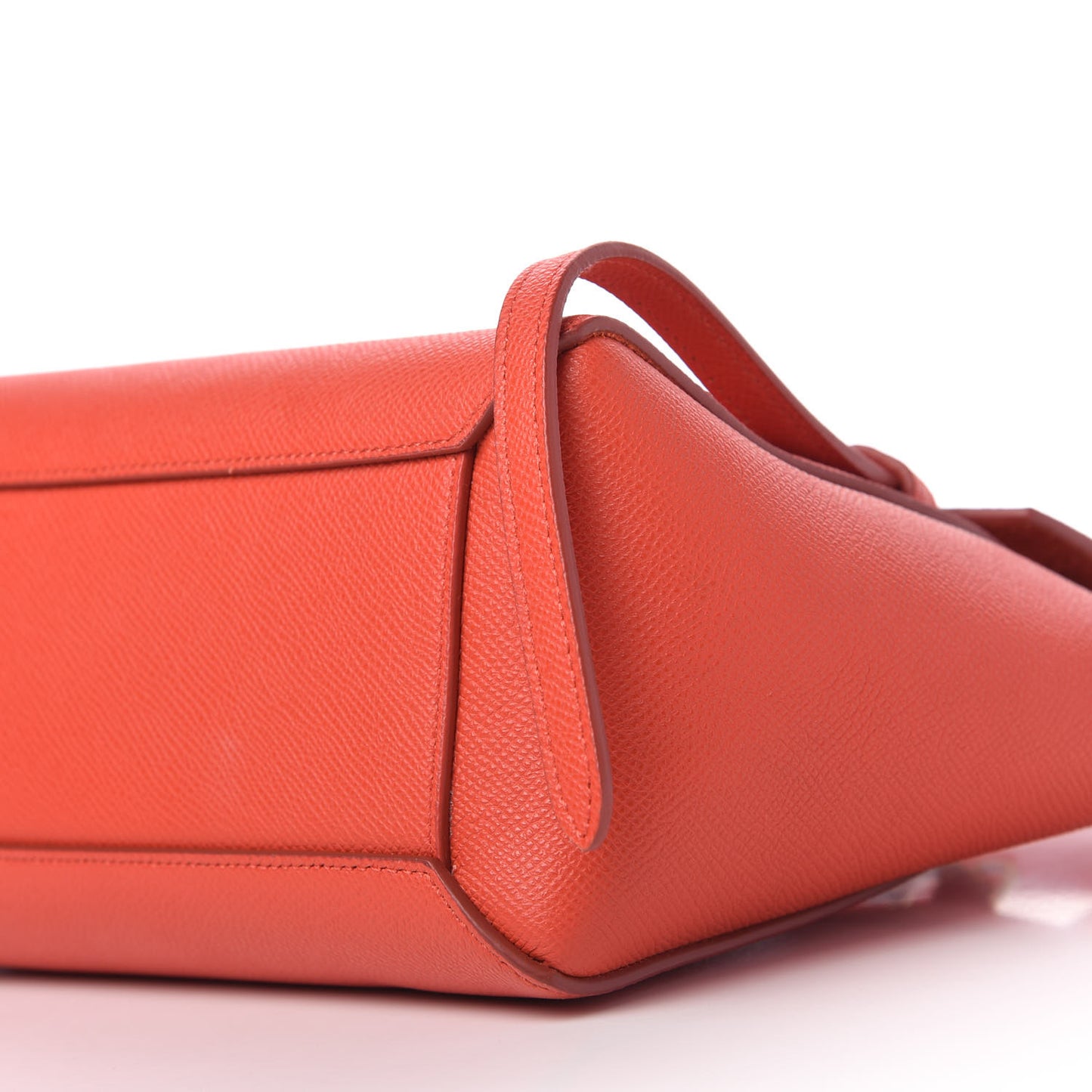 Grained Calfskin Nano Belt Bag Carnelian
