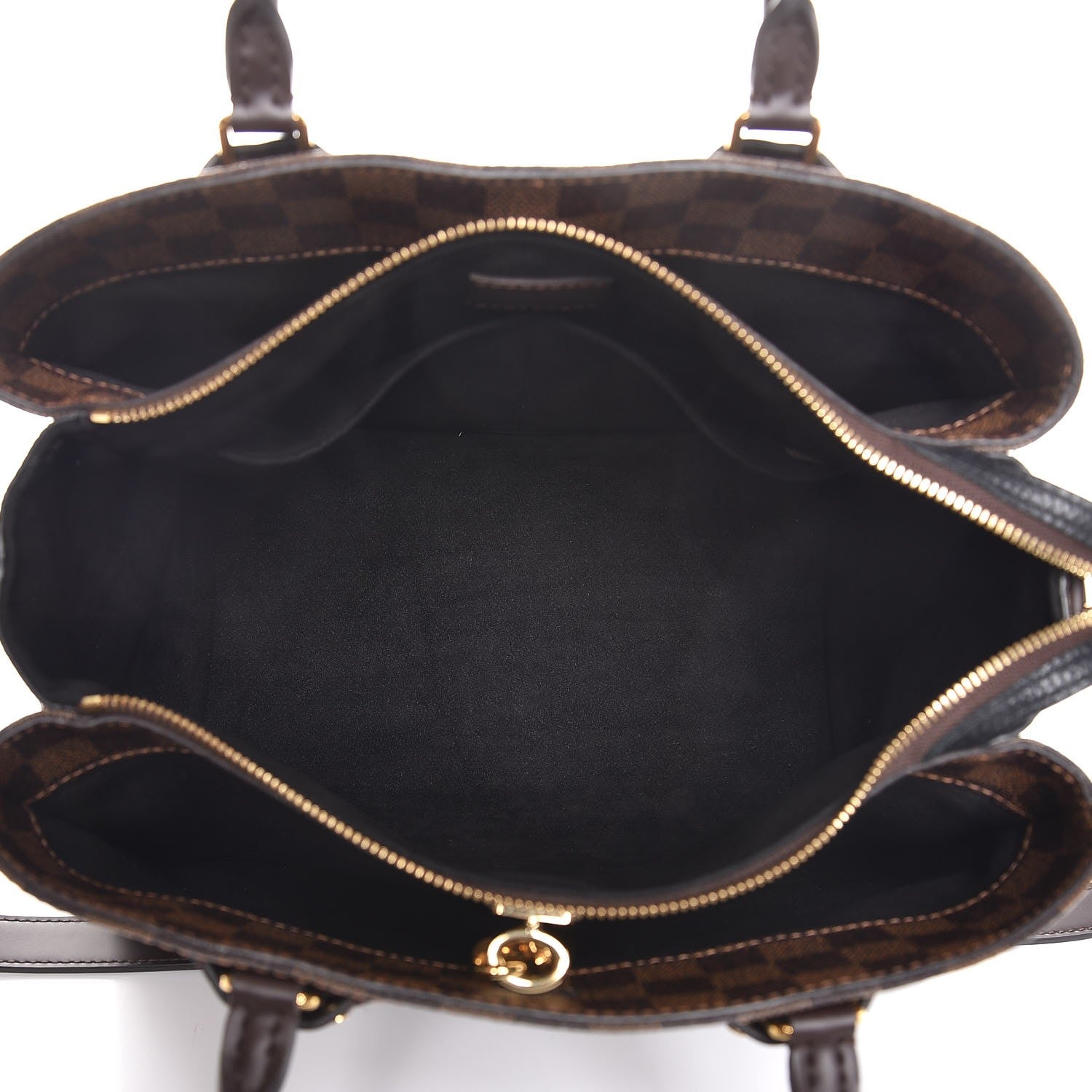 Louis Vuitton Cuir Taurillon Damier Ebene Normandy Black 5 of 14