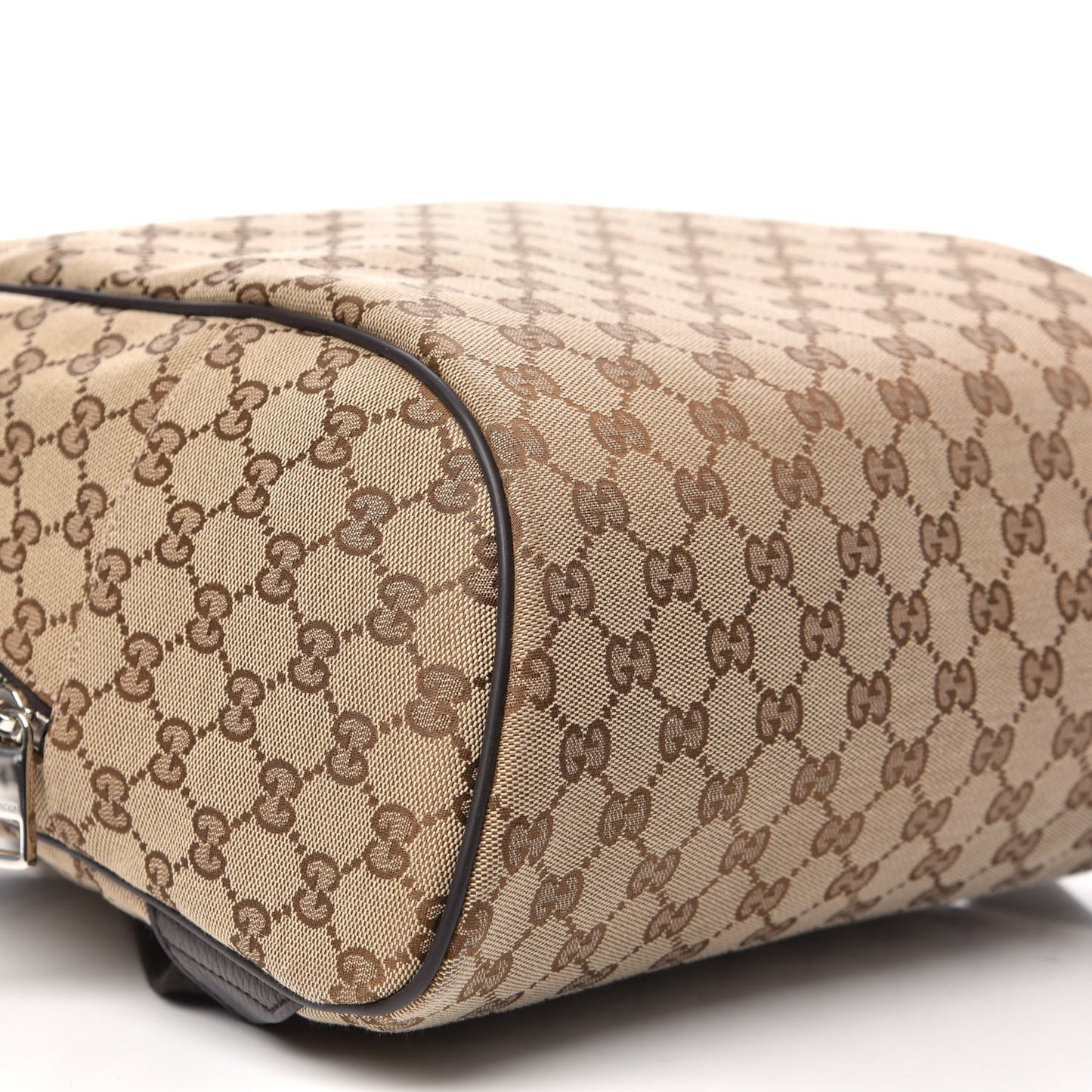 GG Monogram Travel Backpack Dark Brown