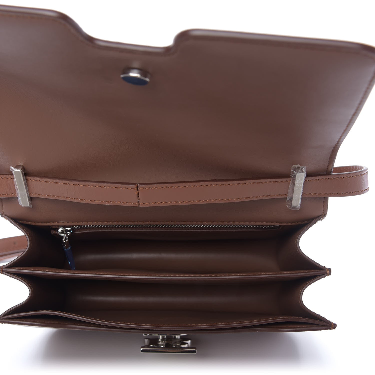 Burberry Calfskin Small TB Bag Malt Brown 5 of 9