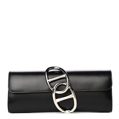 Hermes Tadelakt Egee Clutch Black 1 of 15