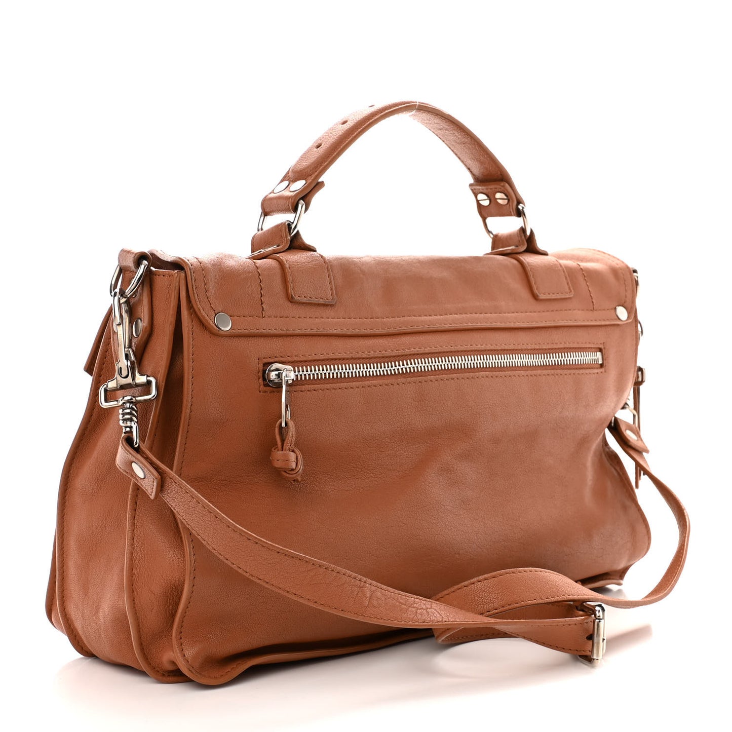 Lambskin Medium PS1 Satchel Dune