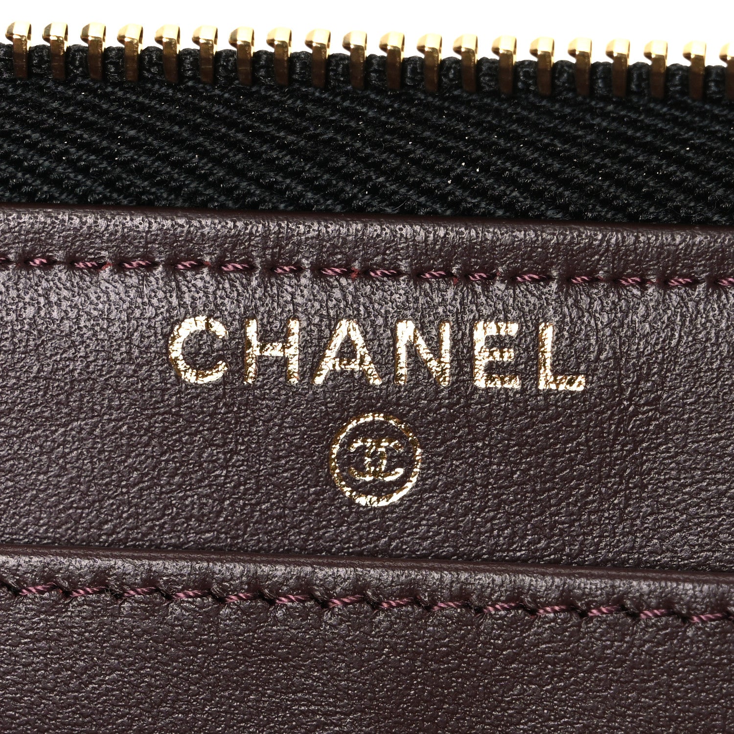 Chanel Caviar Quilted Large Gusset Zip Around Wallet Black 6 of 8