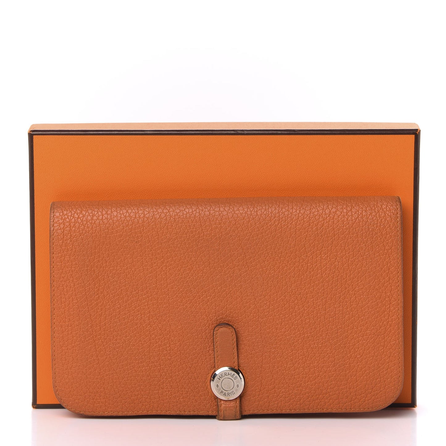 Togo Dogon Duo Wallet Orange
