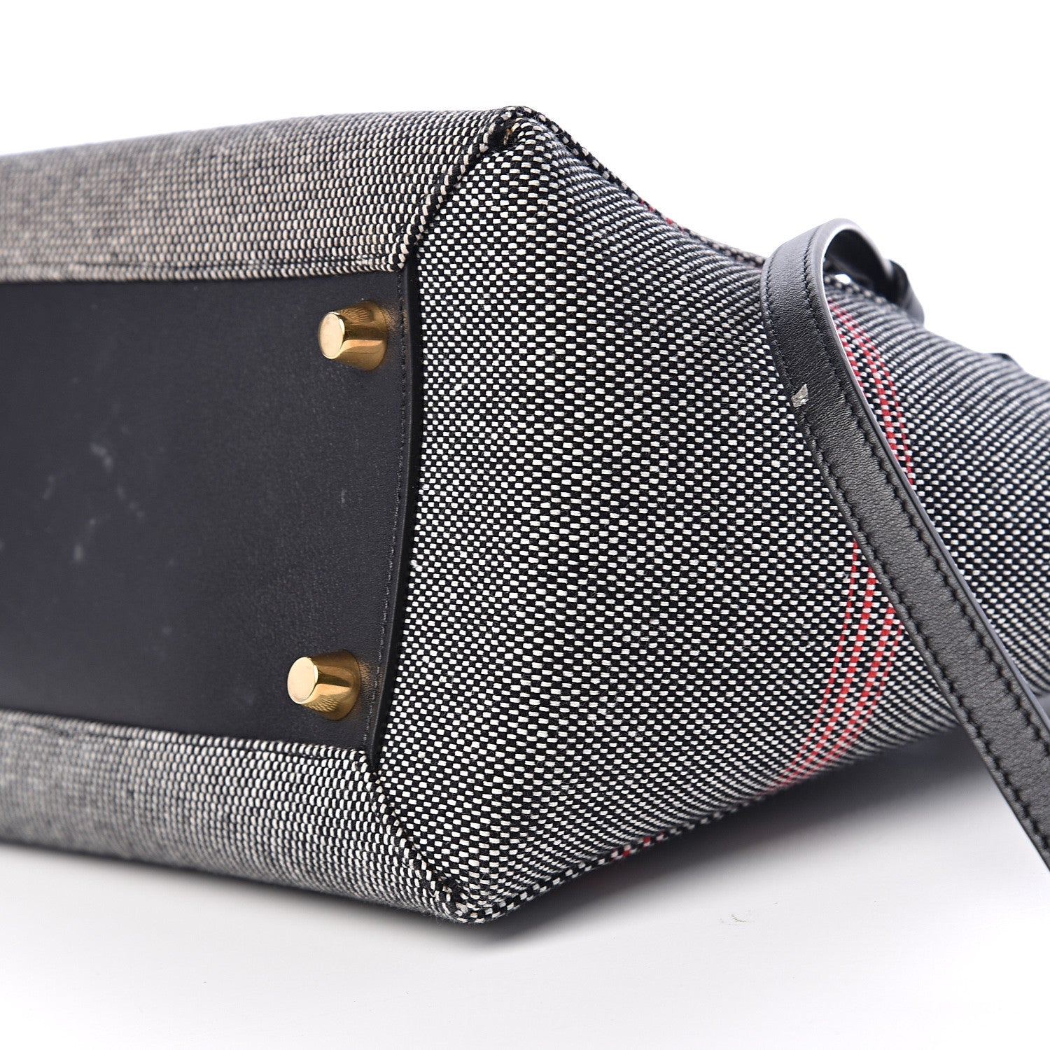 Celine Cotton Canvas Calfskin Mini Belt Bag Black 10 of 13