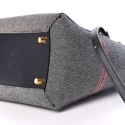 Celine Cotton Canvas Calfskin Mini Belt Bag Black 10 of 13