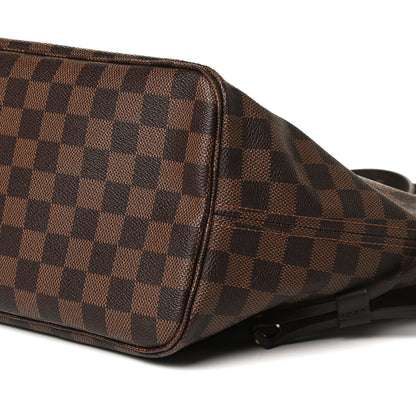 Louis Vuitton Damier Ebene Neo Neverfull MM Rose Ballerine 12 of 14