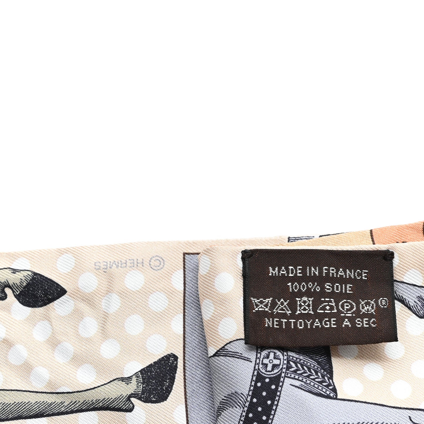Silk Cavalier En Formes Twilly Beige Gris Terraco