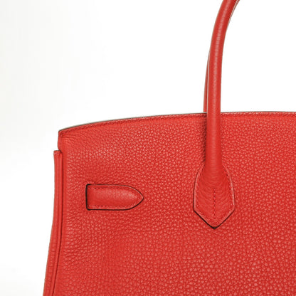 Hermes Togo Birkin 35 Rouge Casaque 7 of 23