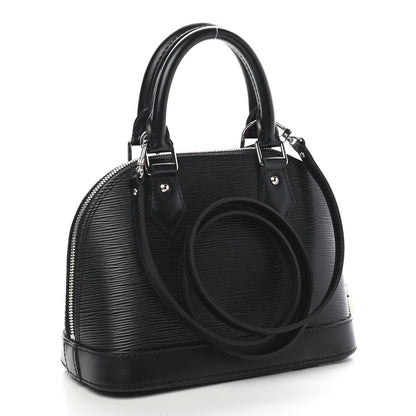 Louis Vuitton Epi Alma BB Black 3 of 8