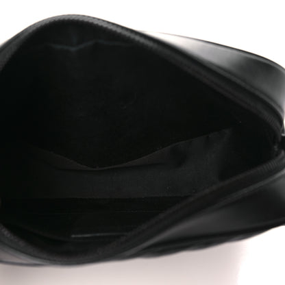 Saint Laurent Calfskin Matelasse Monogram Monochrome Lou Camera Bag Black 5 of 10