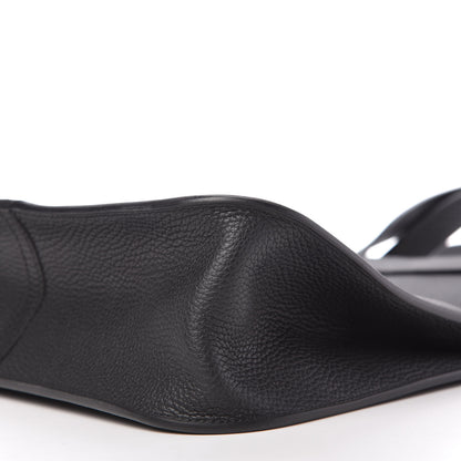 Hermes Taurillon Clemence Halzan 31 GM Black 7 of 8