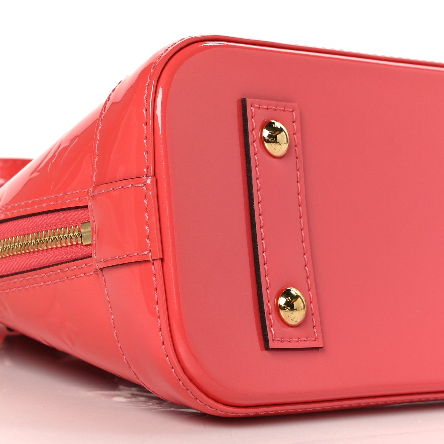 Louis Vuitton Vernis Alma BB Rose Litchi 7 of 9
