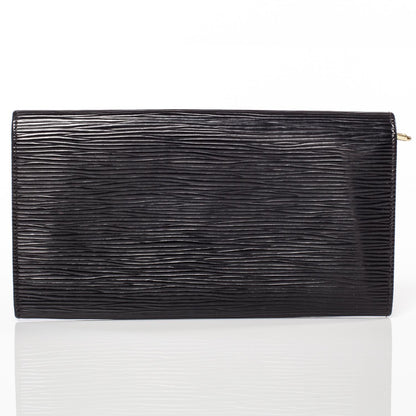 Louis Vuitton Epi Sarah Wallet Black 3 of 9