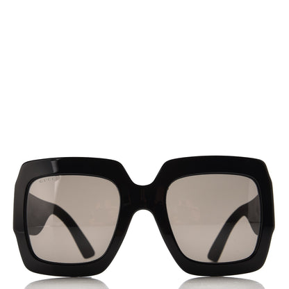 Gucci Square Frame GG0102S Sunglasses Glitter Gold 2 of 7