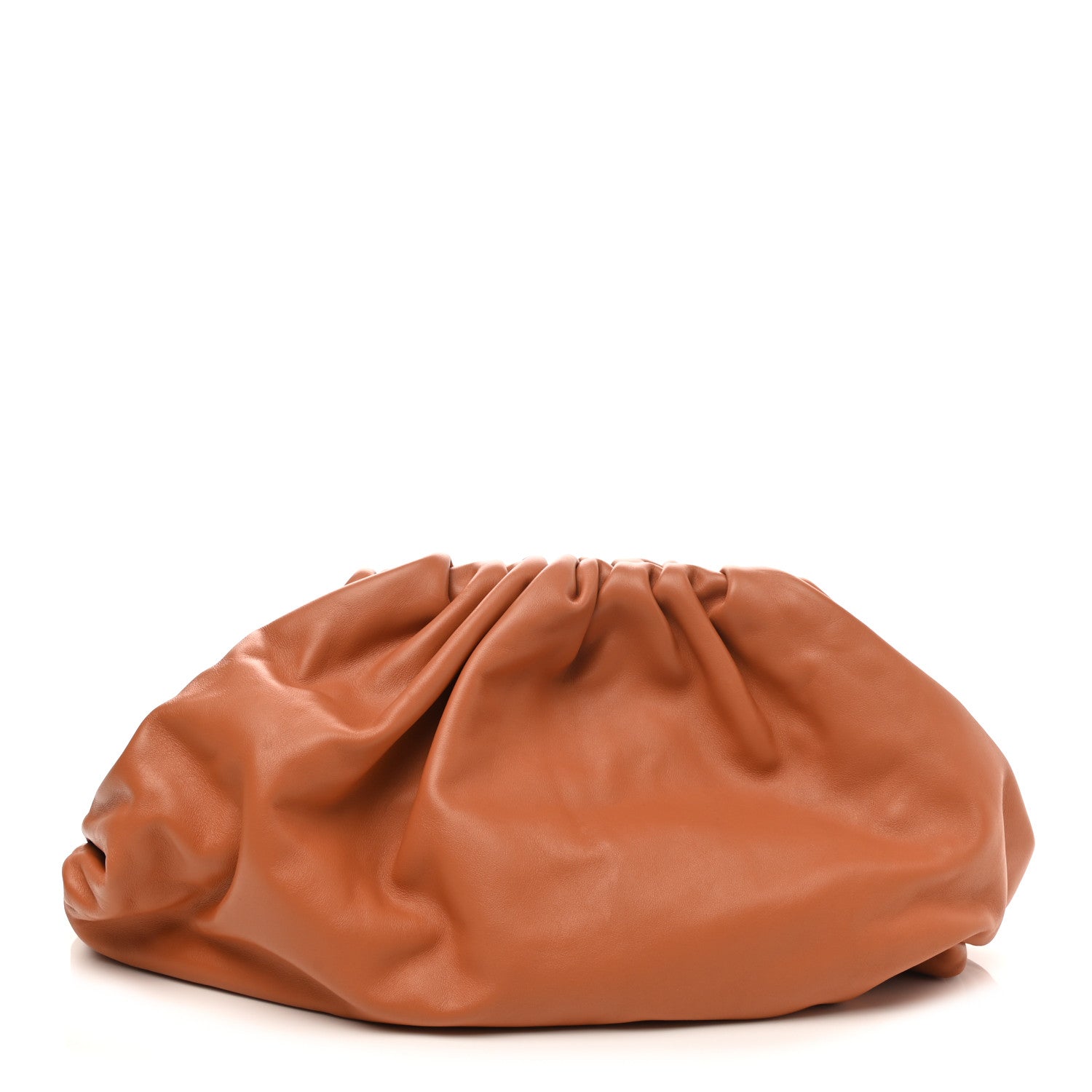 Bottega Veneta Smooth Butter Calf The Pouch Oversized Clutch Clay 1 of 10