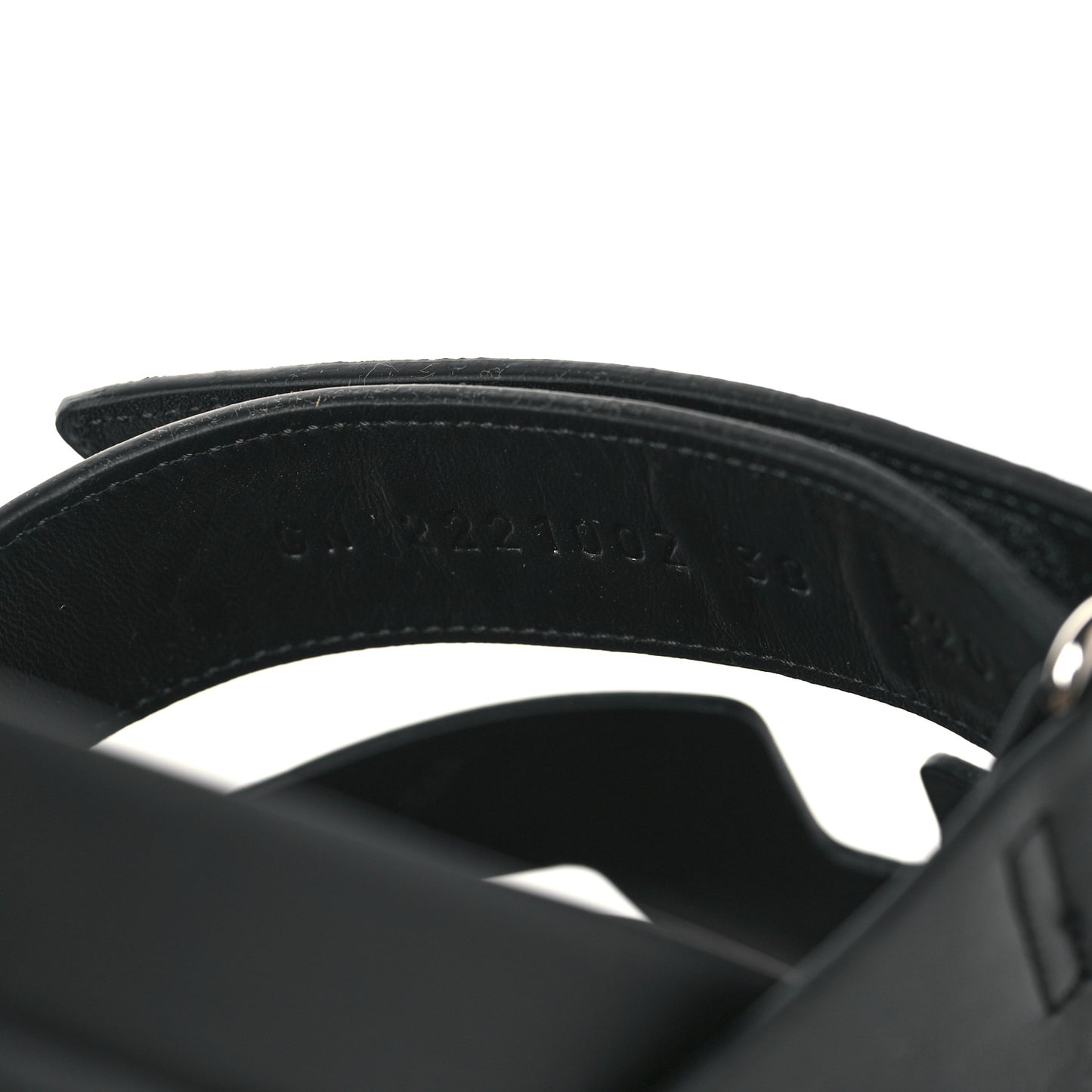 Calfskin Womens Chypre Sandals 38 Black