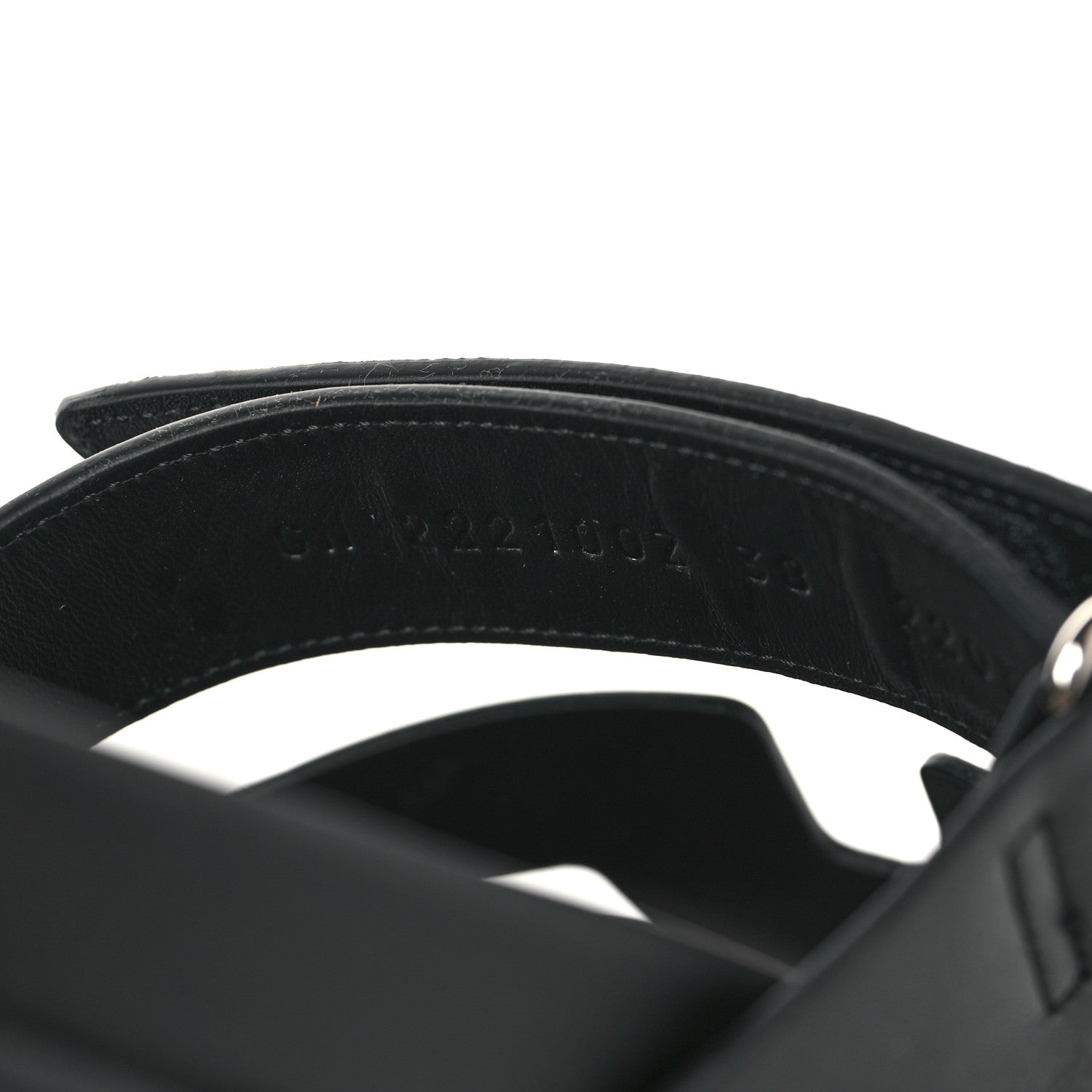 Hermes Calfskin Womens Chypre Sandals 38 Black 8 of 9