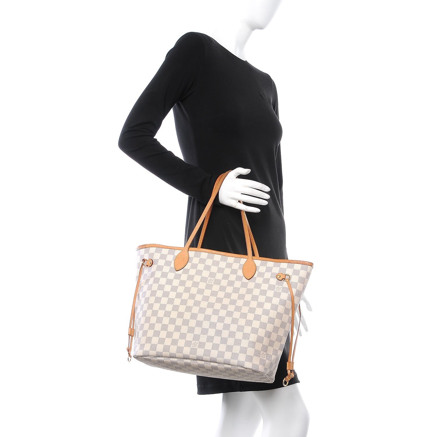 Louis Vuitton Damier Azur Neo Neverfull MM 2 of 8