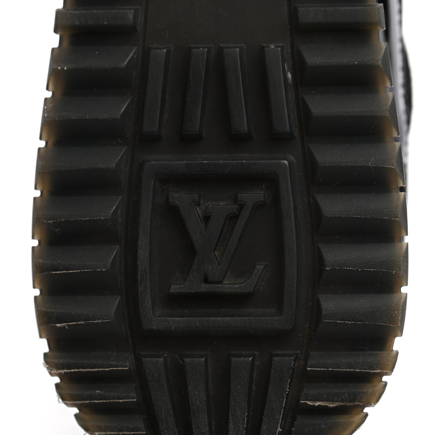 Suede Monogram Run Away Sneakers 37.5 Black