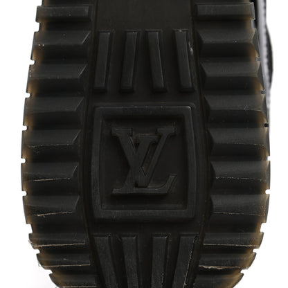 Louis Vuitton Suede Monogram Run Away Sneakers 37.5 Black 6 of 8