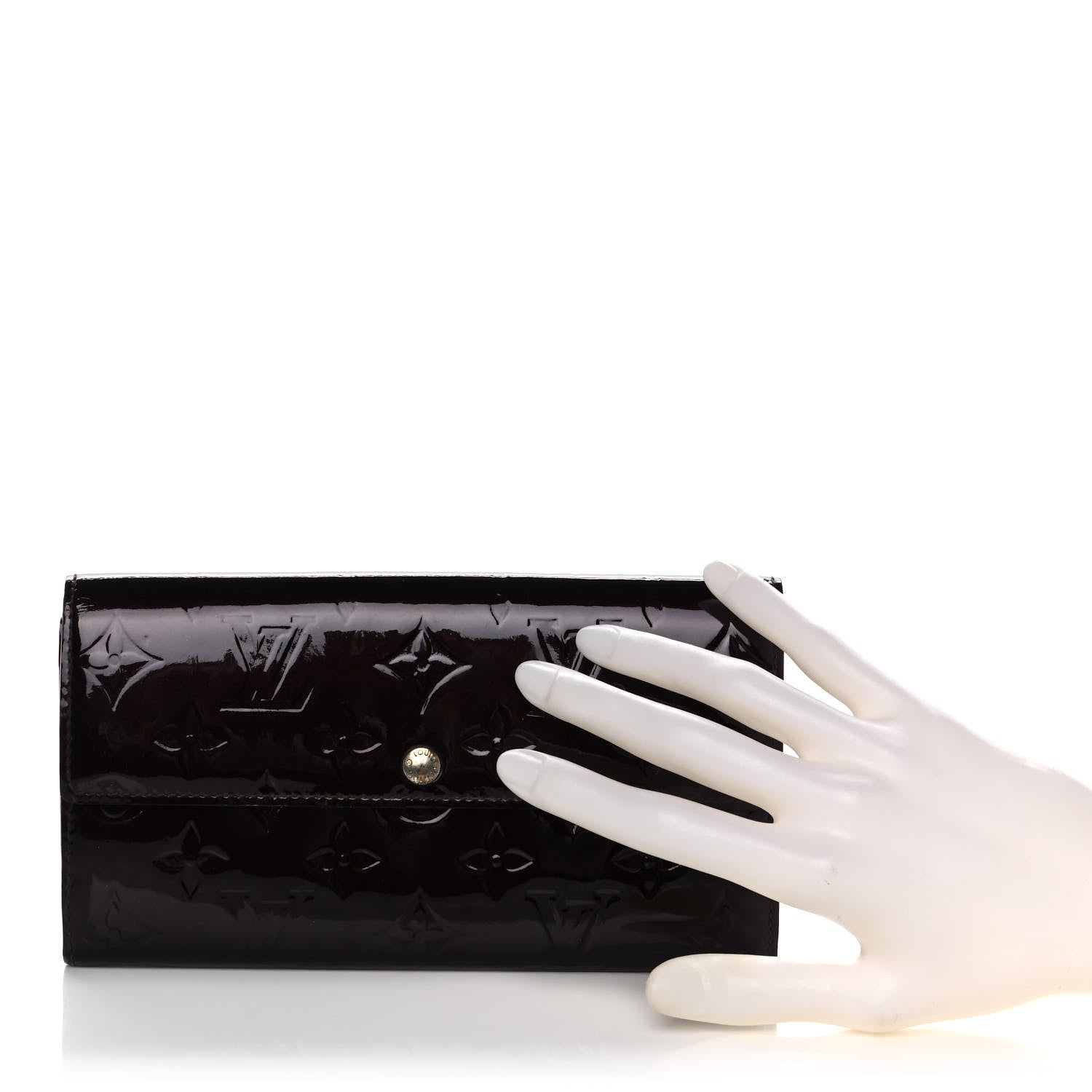 Louis Vuitton Vernis Sarah Wallet Amarante 2 of 11