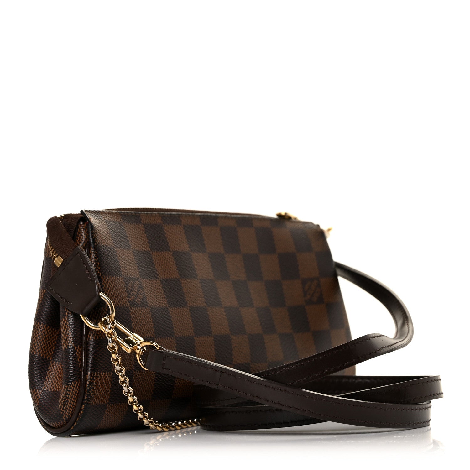 Louis Vuitton Damier Ebene Eva Clutch 3 of 8