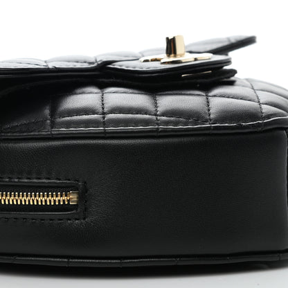 Chanel Lambskin Quilted CC In Love Heart Bag Black 9 of 11