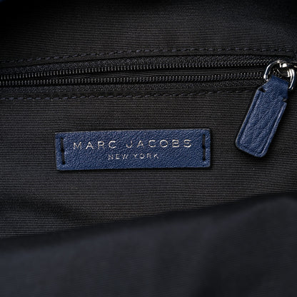 Marc Jacobs Pebbled Calfskin Varsity Backpack French Navy 6 of 15
