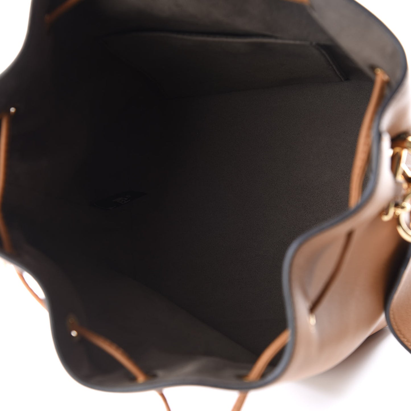 Vitello Grace Matte F is Fendi Grande Mon Tresor Bucket Bag Nocciola