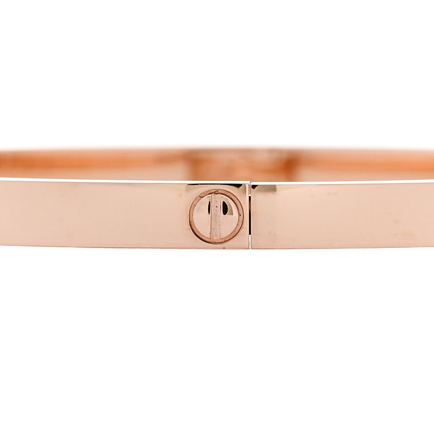 Cartier 18K Pink Gold Small LOVE Bracelet 17 4 of 8