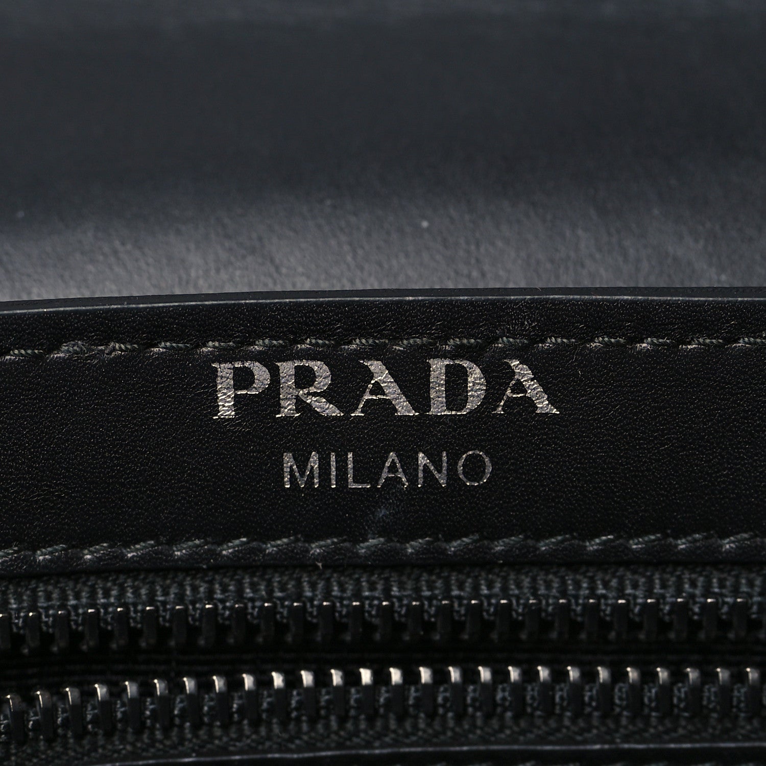 Prada Vitello Studded Crossbody White Black 6 of 9