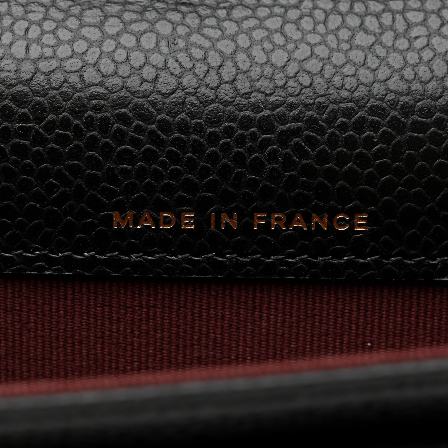 Caviar Quilted Flap Card Holder Wallet Black