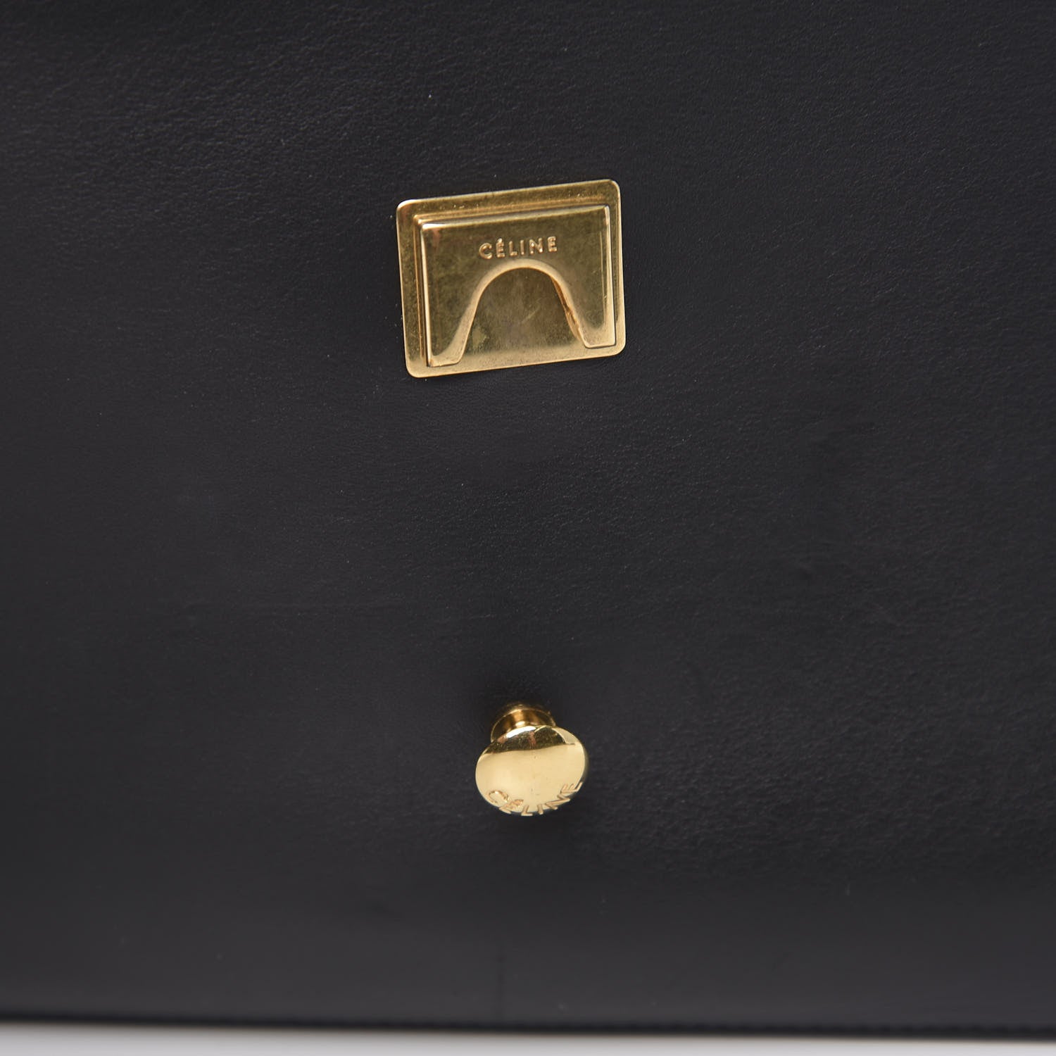 Celine Calfskin Blade Flap Black 8 of 13
