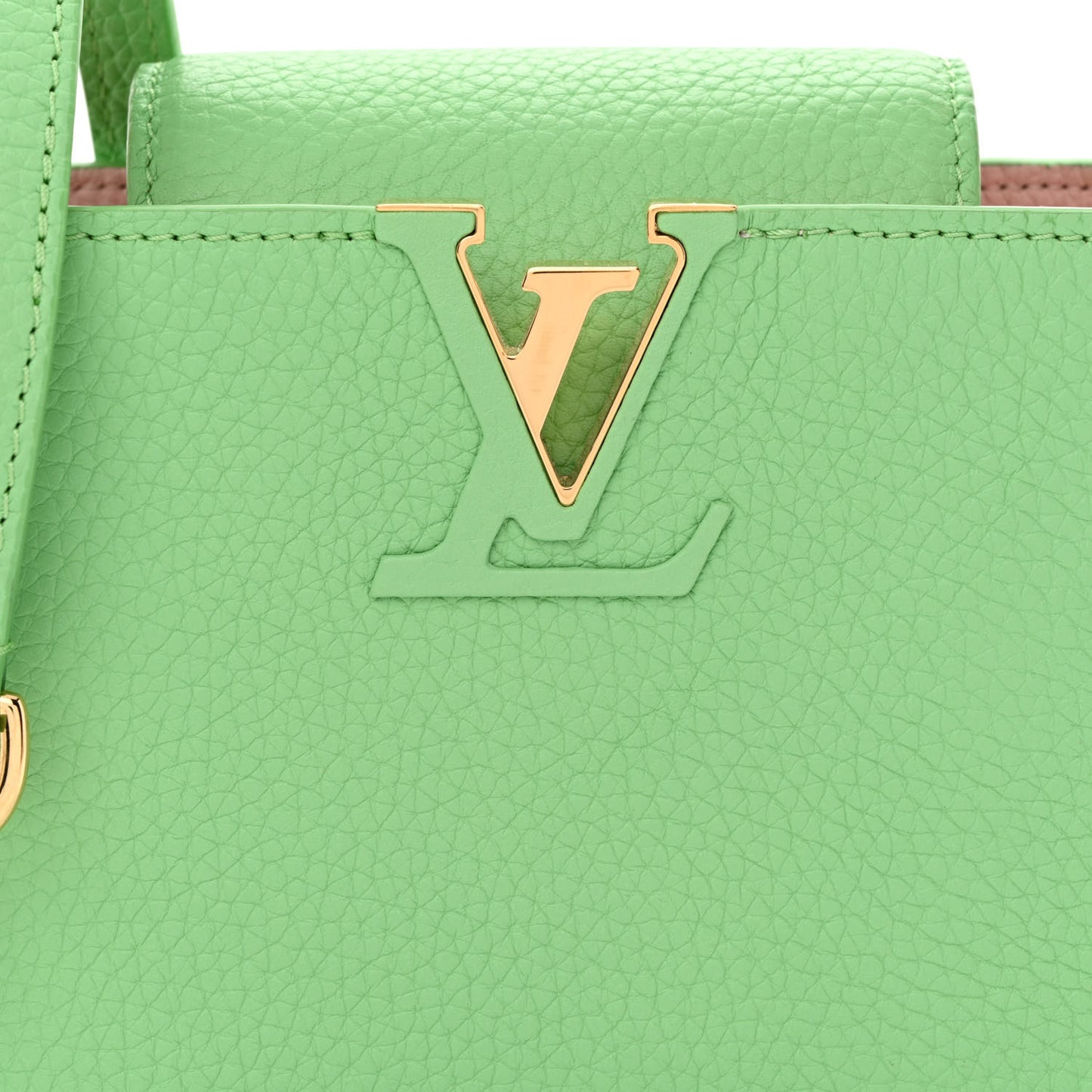 Taurillon Mini Capucines Vert Pomme