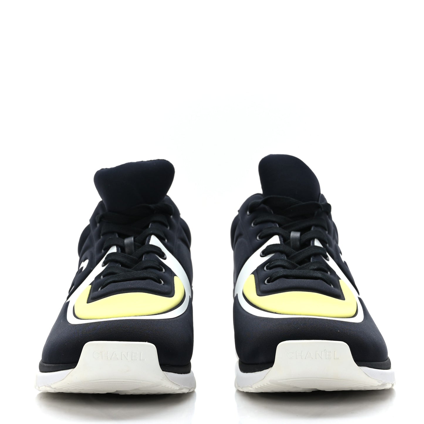 Mesh Lycra Thermoplastic Mens Sneakers 43 Black White Yellow