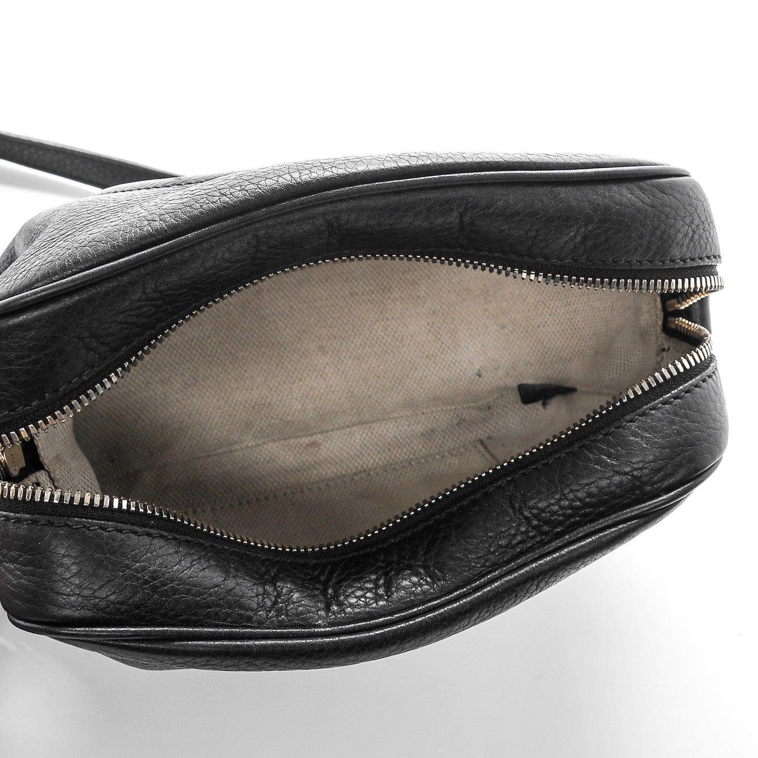 Gucci Pebbled Calfskin Small Soho Disco Bag Black 5 of 7