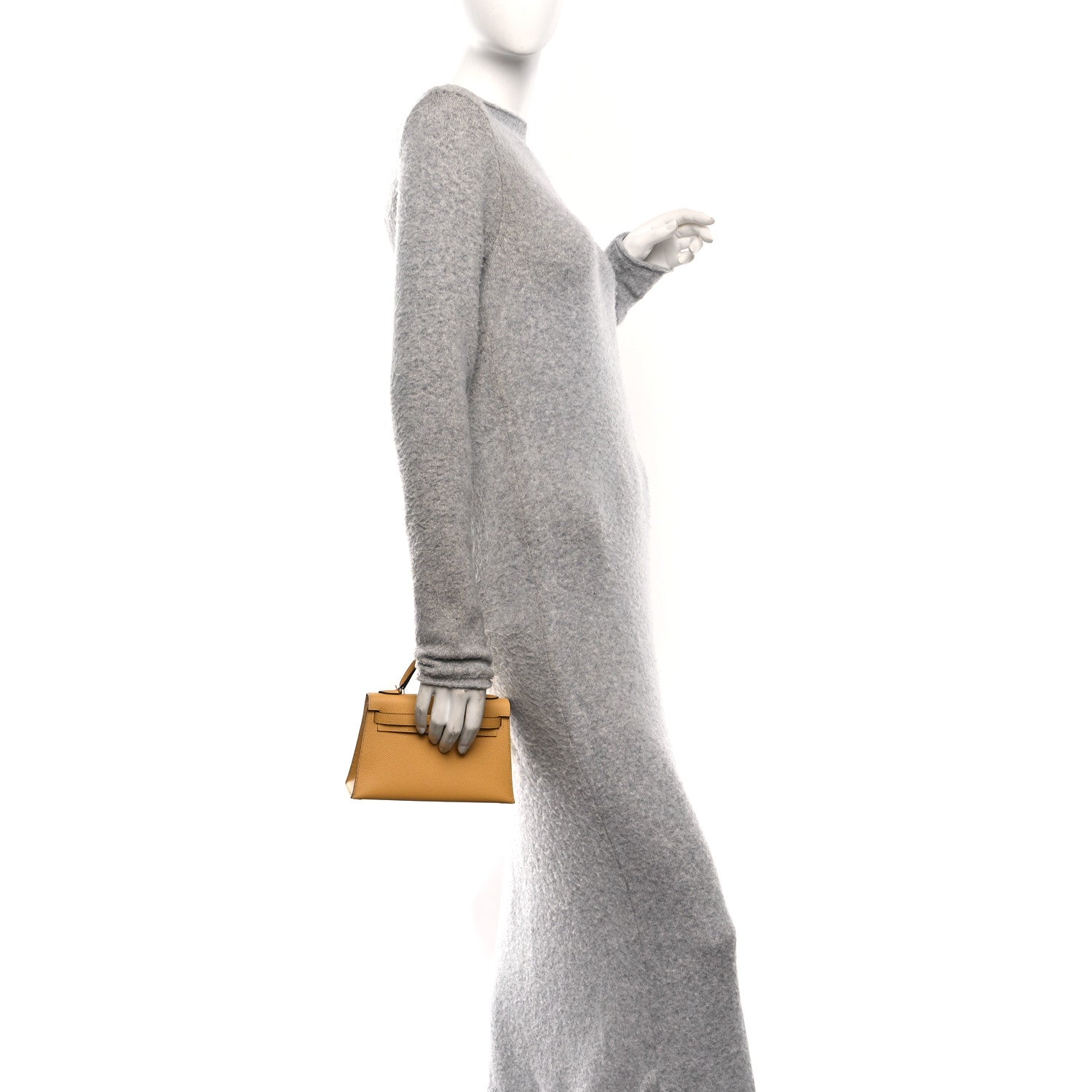 Hermes Epsom Mini Kelly Sellier 20 Paille 2 of 12