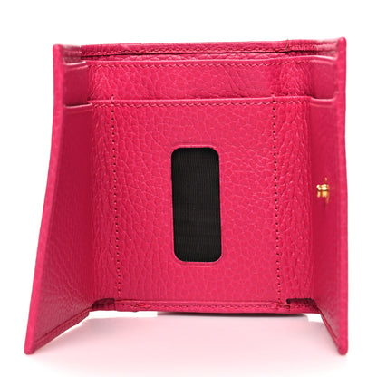 Gucci Dollar Calfskin GG Marmont Compact Wallet Box Pink 5 of 9