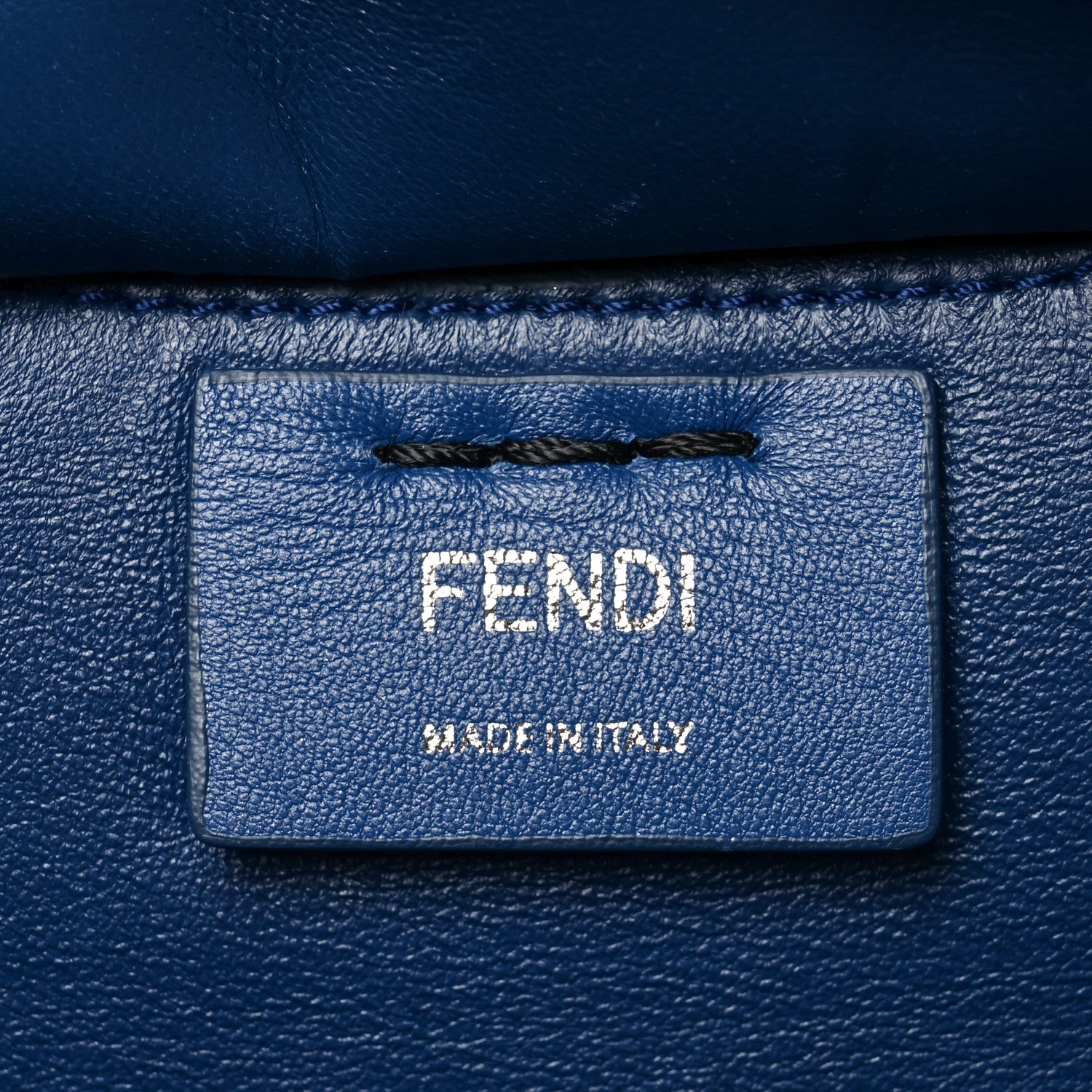 Fendi Vitello Dolce Shiny Nappa Petite 3Jours Tote Black Iris 6 of 11