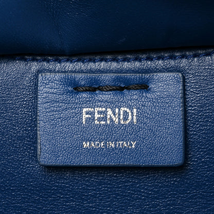 Fendi Vitello Dolce Shiny Nappa Petite 3Jours Tote Black Iris 6 of 11
