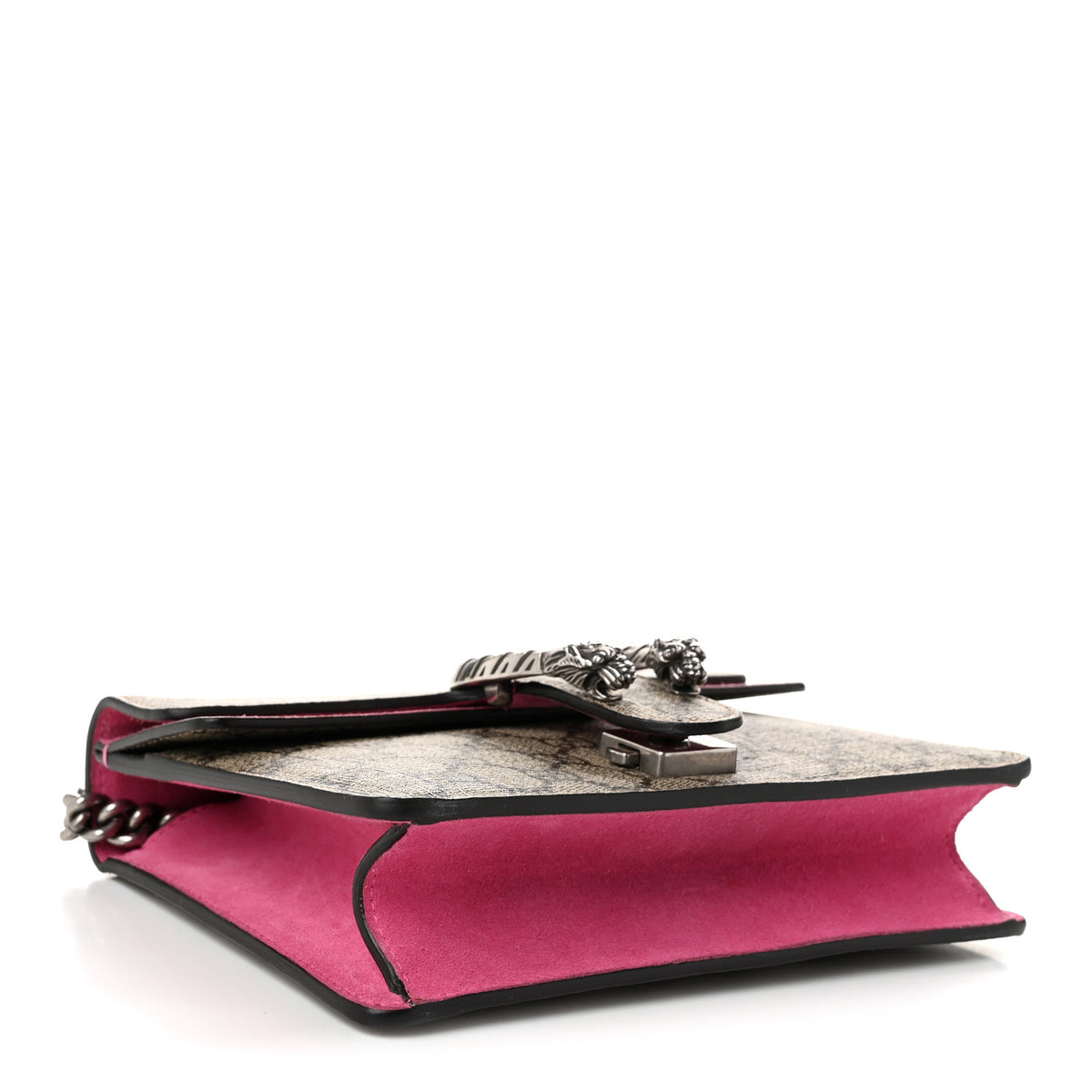 Gucci GG Supreme Monogram Mini Dionysus Shoulder Bag Pink 4 of 11