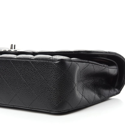 Chanel Caviar Quilted Medium Double Flap Black 8 of 12