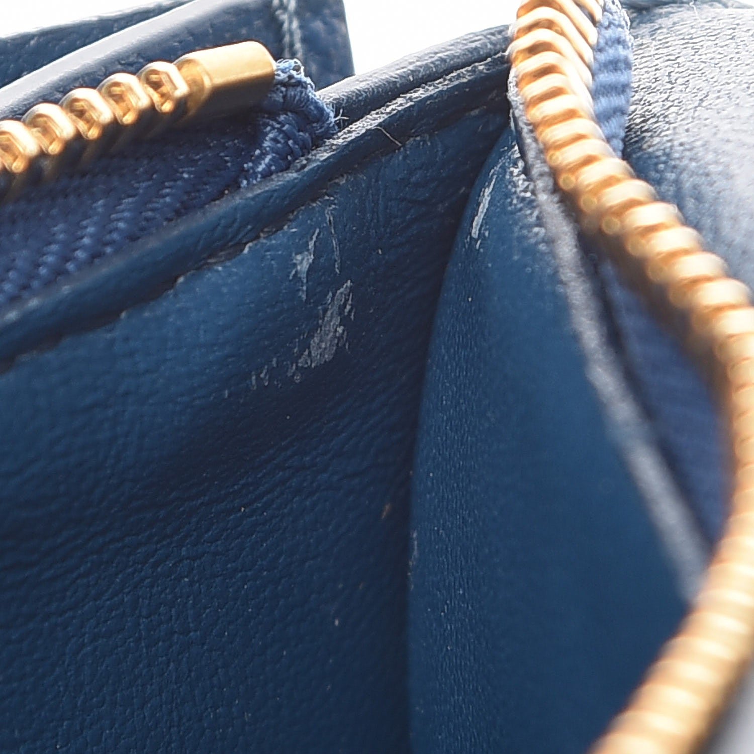 Celine Goatskin Medium Classic Box Flap Bag Sea 8 of 9