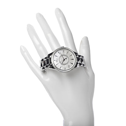 Christian Dior Stainless Steel Diamond Mother of Pearl 36mm Dior VIII Montaigne Automatic Watch 2 of 7